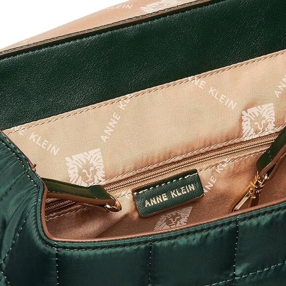 Anne Klein  Backpack Lightweight Nylon Chic Evergreen - Picture 4 of 4